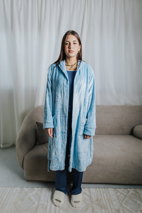 Snuggs Blanket Robe Light Blue